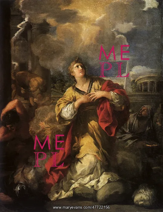 : Saint Martina Refusing to Worship Idols : Saint Martina Refusing to Worship Idols