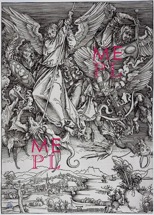 : Saint Michael bringing down the dragon : Saint Michael bringing down the dragon