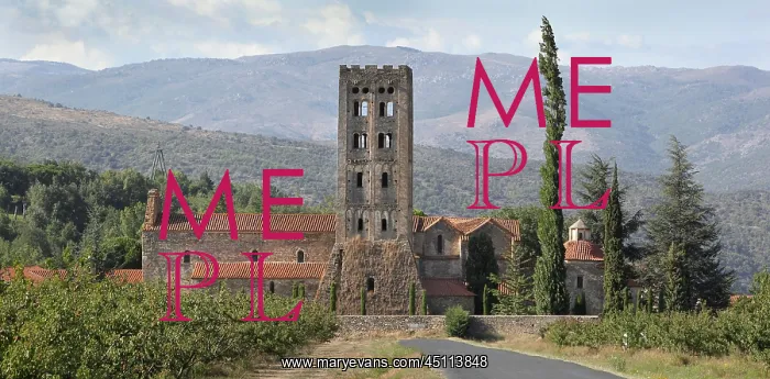 : Saint Michel de Cuxa, Codalet, Pyrenees Orientales, France : Saint Michel de Cuxa, Codalet, Pyrenees Orientales, France