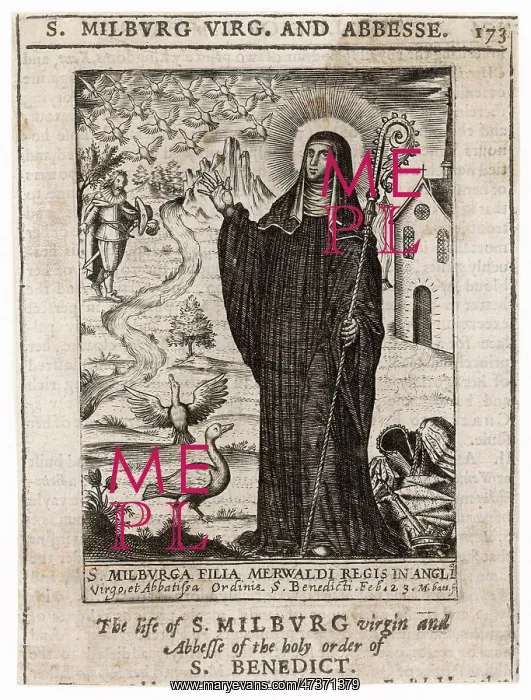 : SAINT MILBURGA : SAINT MILBURGA