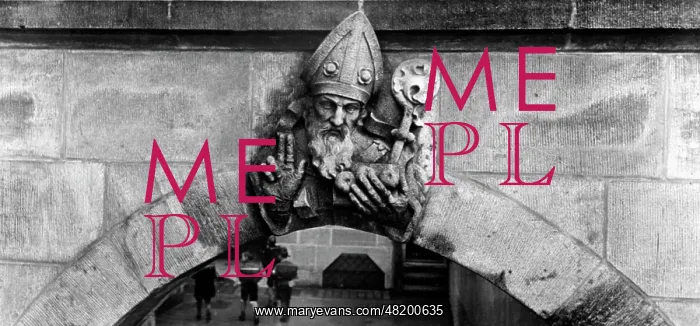 : Saint Nicholas on the Minster of Ueberlingen, 1937 : Saint Nicholas on the Minster of Ueberlingen, 1937