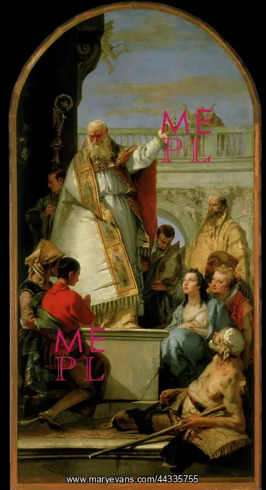 : Saint Patrick healing an invalid : Saint Patrick healing an invalid