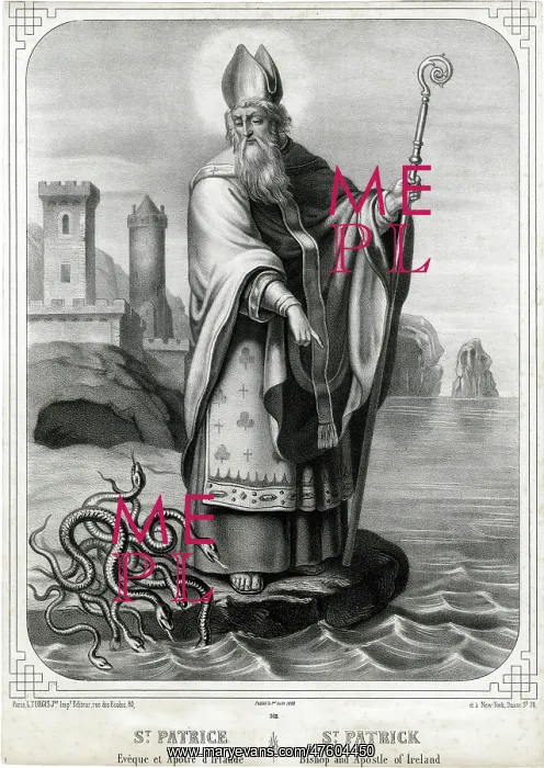 : Saint Patrick, patron saint of Ireland : Saint Patrick, patron saint of Ireland