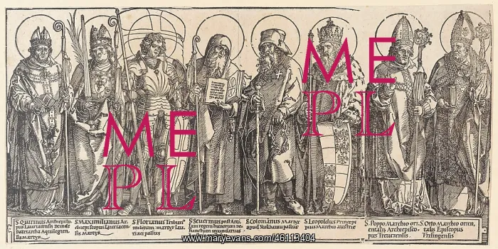 : The saint patrons of Austria with the Holy Severin : The saint patrons of Austria with the Holy Severin