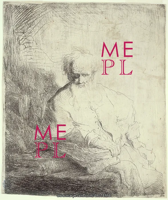 : Saint Paul meditating : Saint Paul meditating