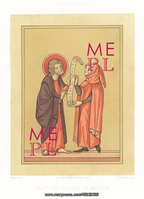 : Saint Paul receiving his mission from God : Saint Paul receiving his mission from God