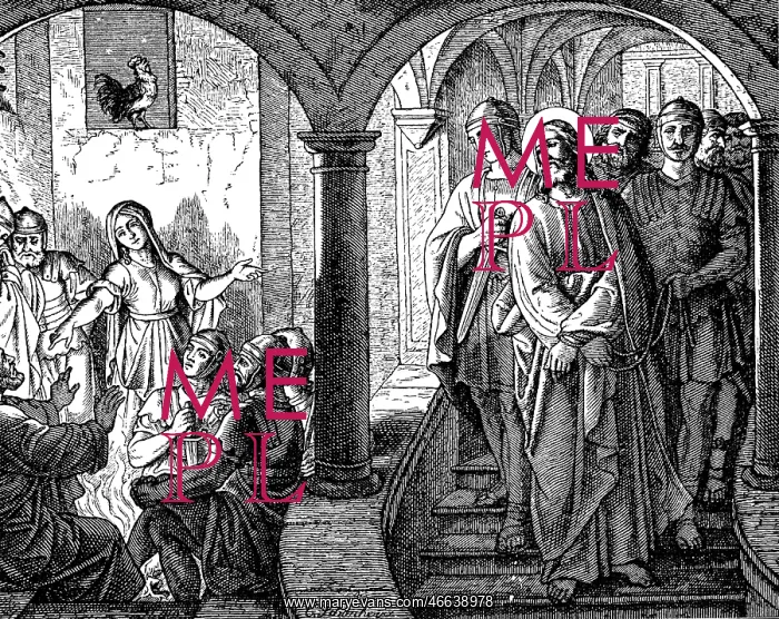 : Saint Peter, 1 - circa 64 AD, apostle, denying : Saint Peter, 1 - circa 64 AD, apostle, denying
