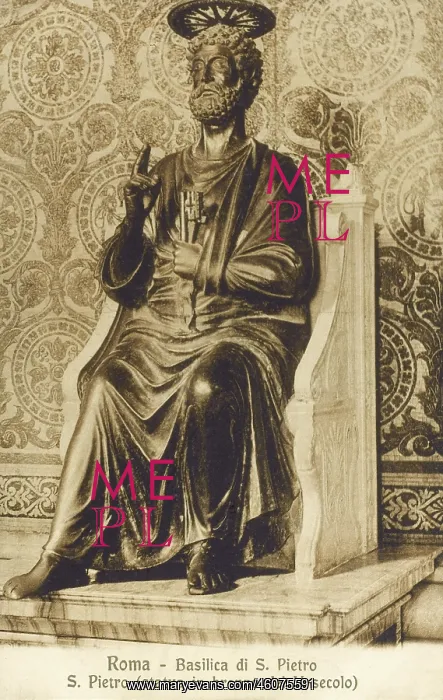: Saint Peter - Bronze Statue : Saint Peter - Bronze Statue