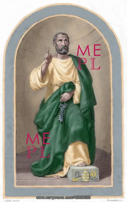 : Saint Peter (c. 1 B.C.-67 A.C). Apostle of Jesus Christ and : Saint Peter (c. 1 B.C.-67 A.C). Apostle of Jesus Christ and