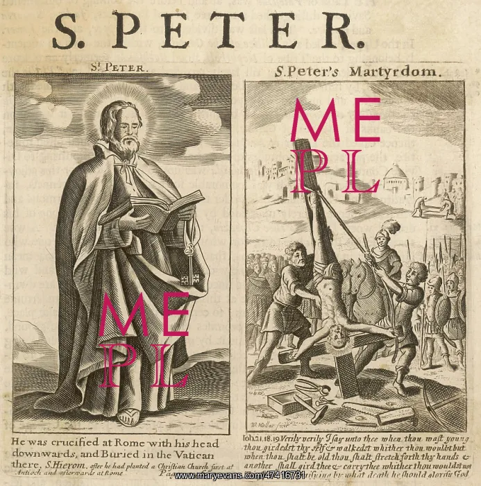 : Saint Peter and crucifixion : Saint Peter and crucifixion