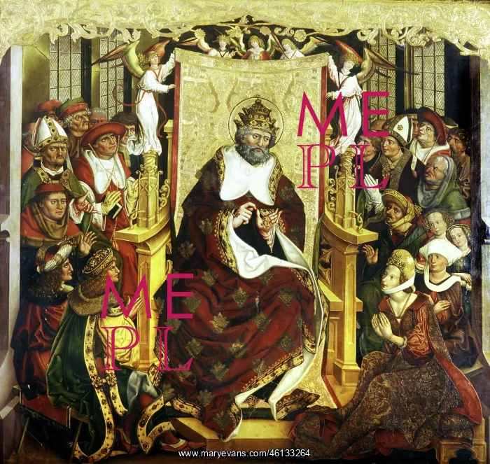 : Saint Peter on the throne of the Pope : Saint Peter on the throne of the Pope
