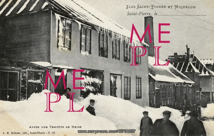 : Saint Pierre and Miquelon - After a heavy snowfall : Saint Pierre and Miquelon - After a heavy snowfall