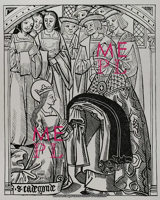 : Saint Radegund (ca. 520-587). Princess of Thuringia : Saint Radegund (ca. 520-587). Princess of Thuringia