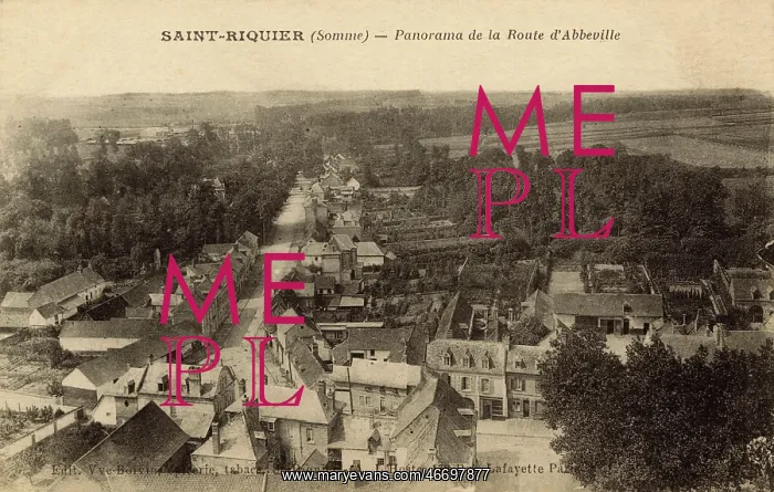 : Saint-Riquier, Somme, Picardie, Northern France - Panorama : Saint-Riquier, Somme, Picardie, Northern France - Panorama