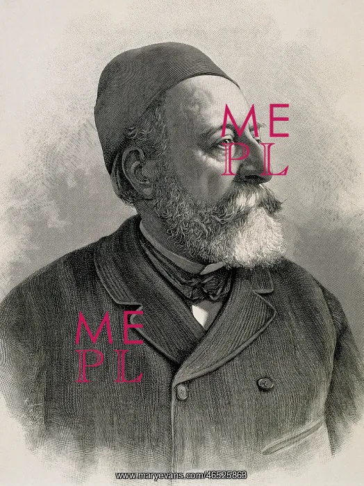  : SAINT-SA.NS, Camille (1835-1921). French composer. Portrait of 1910. Etching