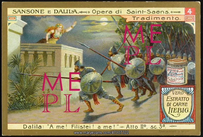 : Saint Saens - Samson - Liebig : Saint Saens - Samson - Liebig