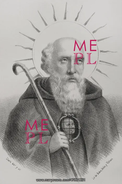 : Saint Saturius of Soria (ca. 493-568). Spanish anchorite : Saint Saturius of Soria (ca. 493-568). Spanish anchorite
