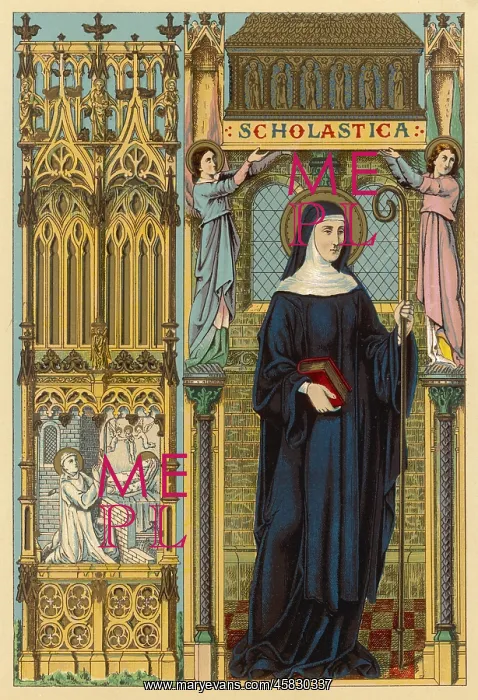 : SAINT SCHOLASTICA : SAINT SCHOLASTICA
