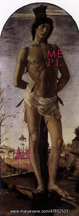 : Saint Sebastian, by Botticelli : Saint Sebastian, by Botticelli