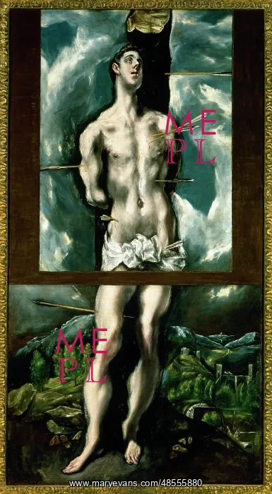 : Saint Sebastian, by El Greco : Saint Sebastian, by El Greco