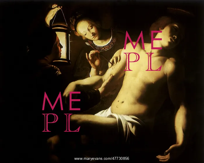 : Saint Sebastian Tended by Irene : Saint Sebastian Tended by Irene