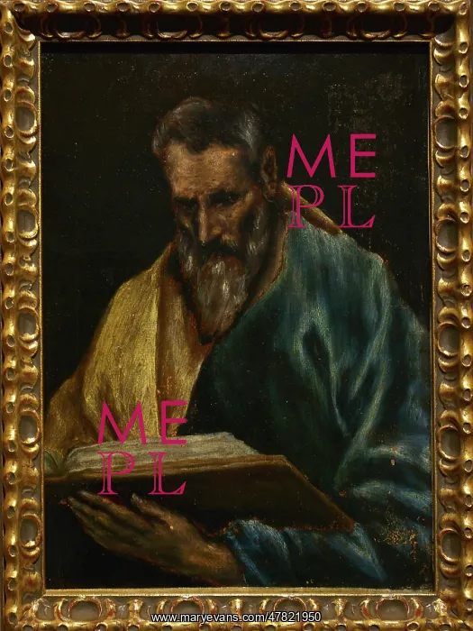 : Saint Simon, by El Greco (1541-1614) and workship : Saint Simon, by El Greco (1541-1614) and workship