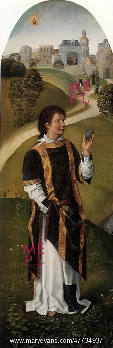  : Saint Stephen, by Memling