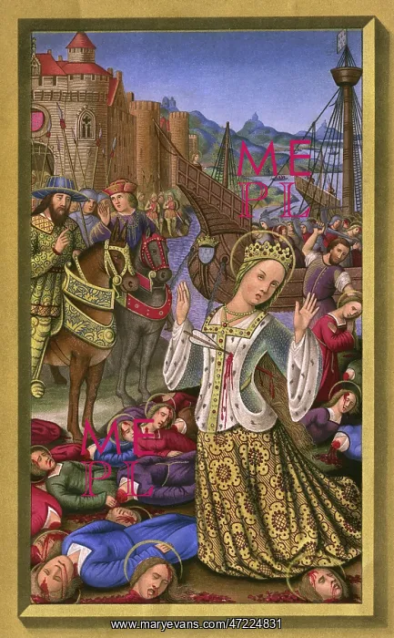 : Saint Ursula Martyred : Saint Ursula Martyred