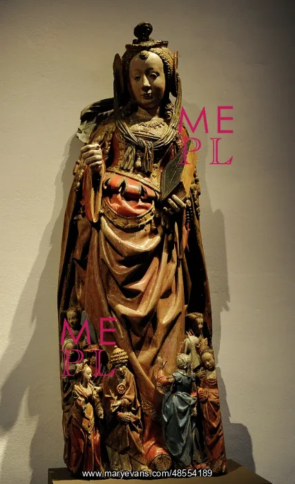 : Saint Ursula's sculpture. Master of Utrecht Woman's Stone He : Saint Ursula's sculpture. Master of Utrecht Woman's Stone He