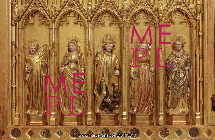 : Saints, Altarpiece of Saints and Martyrs, Musee : Saints, Altarpiece of Saints and Martyrs, Musee