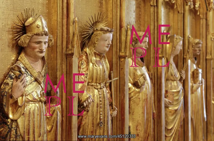 : Saints, Altarpiece of Saints and Martyrs, Musee : Saints, Altarpiece of Saints and Martyrs, Musee