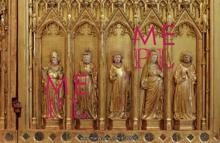 : Saints, Altarpiece of Saints and Martyrs, Musee : Saints, Altarpiece of Saints and Martyrs, Musee
