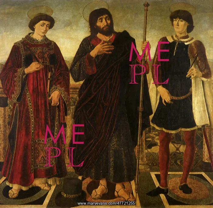 : Saints Vincent, James, and Eustace : Saints Vincent, James, and Eustace