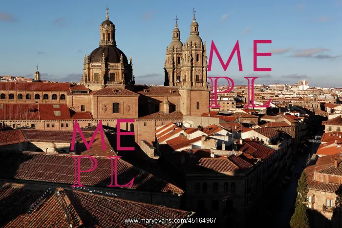 : Salamanca. Rooftop view of Clerecia Church, Salamanca : Salamanca. Rooftop view of Clerecia Church, Salamanca