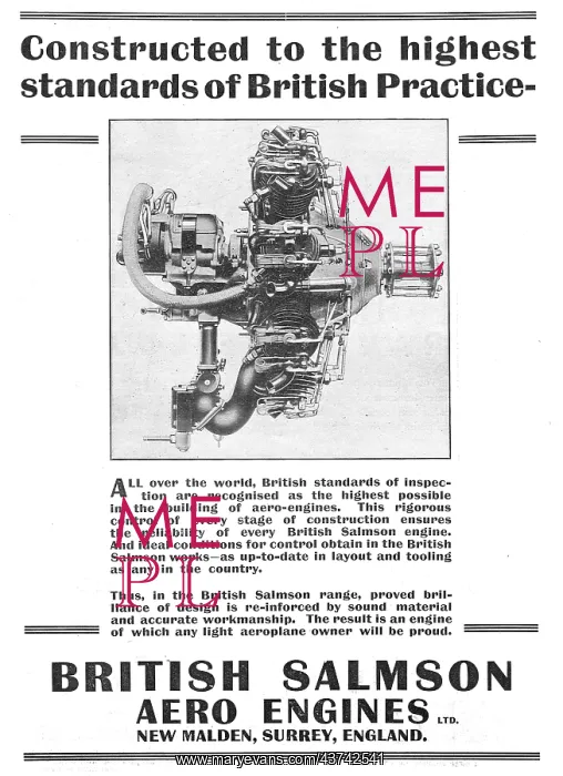 : Salmson Aero Engines In Use Worldwide : Salmson Aero Engines In Use Worldwide