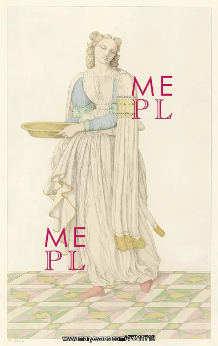  : SALOME. Salome, after dancing for Herod, carries a plate on which to place