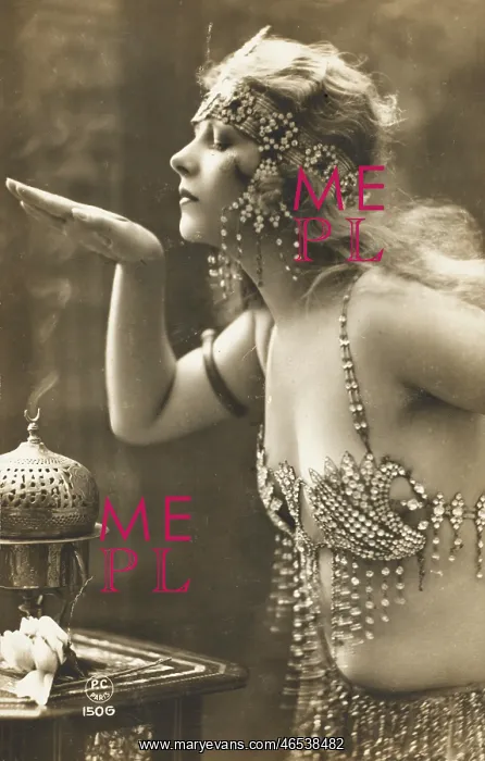 : Salome - her hand over a perfume burner : Salome - her hand over a perfume burner