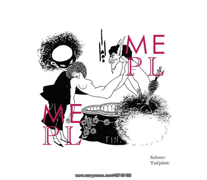 : Salome, tailpiece by Aubrey Beardsley : Salome, tailpiece by Aubrey Beardsley