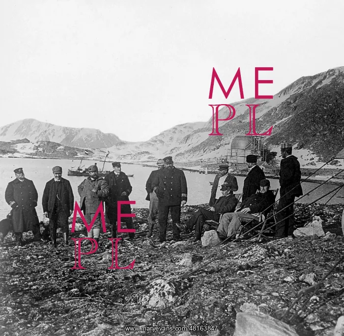 : Salomon Andree's expedition team in Spitsbergen : Salomon Andree's expedition team in Spitsbergen