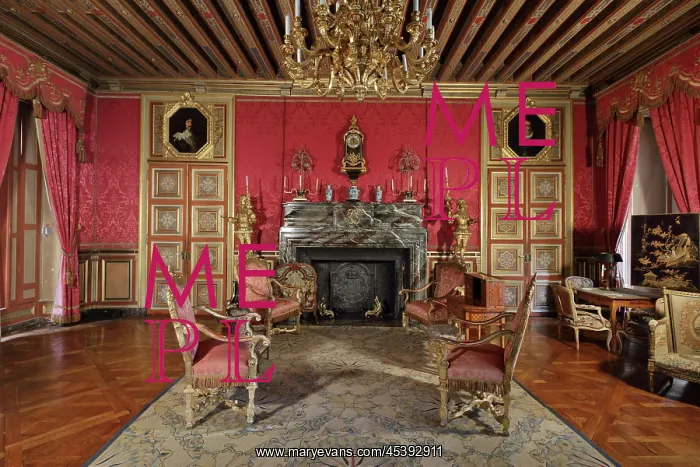 : Salon du Roi, Chateau de Maintenon, Eure-et-Loir, France : Salon du Roi, Chateau de Maintenon, Eure-et-Loir, France