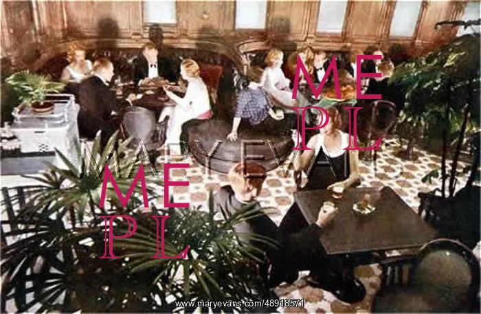 : SALOON ON JAPAN LINER : SALOON ON JAPAN LINER