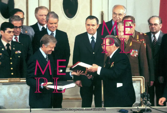 : SALT 1979. SALT 2 summit in Vienna. The signing of the SALT treaty in the : SALT 1979. SALT 2 summit in Vienna. The signing of the SALT treaty in the