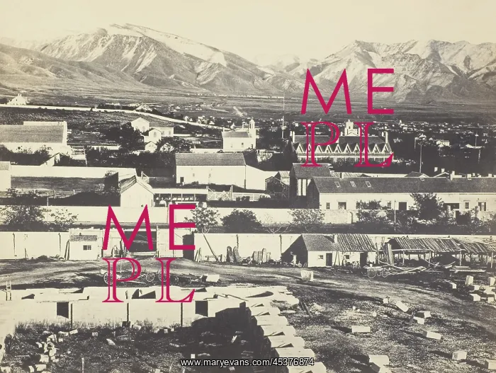 : Salt Lake City with the Wasatch Mountains : Salt Lake City with the Wasatch Mountains