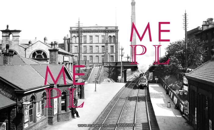  : Saltaire, the Railway Station 1909