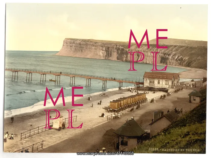 : Saltburn-by-the-Sea, general view, Yorkshire, England : Saltburn-by-the-Sea, general view, Yorkshire, England