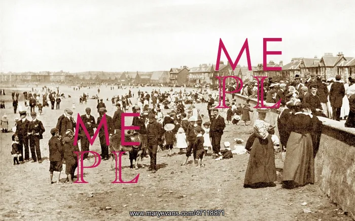  : Saltcoats Esplanade and beach, early 1900s