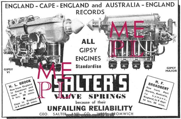 : Salter's Aero Engine Valve Springs : Salter's Aero Engine Valve Springs