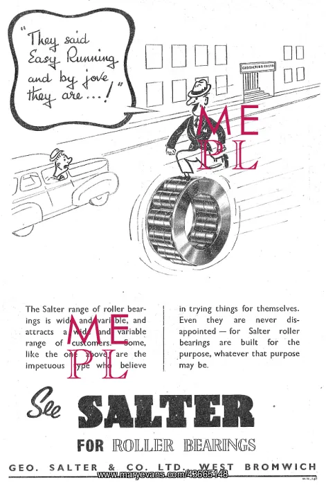 : Salters Roller Bearings : Salters Roller Bearings
