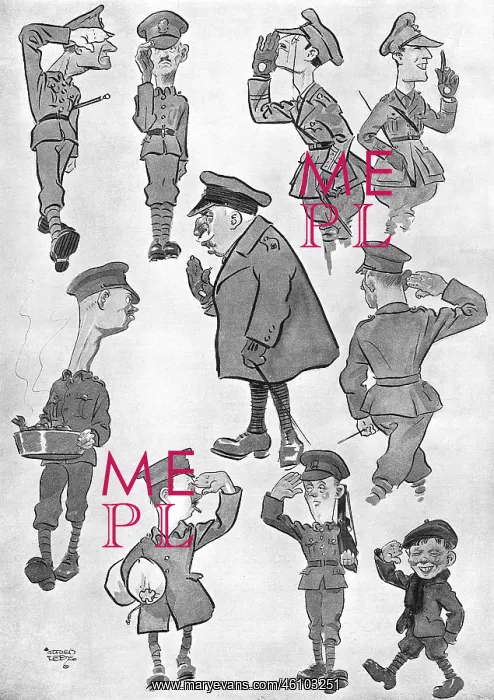 : Salutes Assorted by Alfred Leete : Salutes Assorted by Alfred Leete