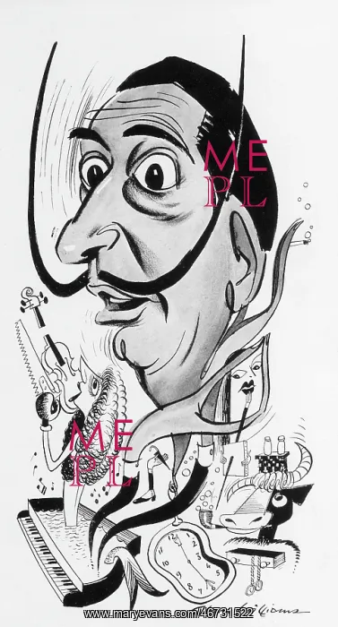 : Salvador Dali Cartoon : Salvador Dali Cartoon
